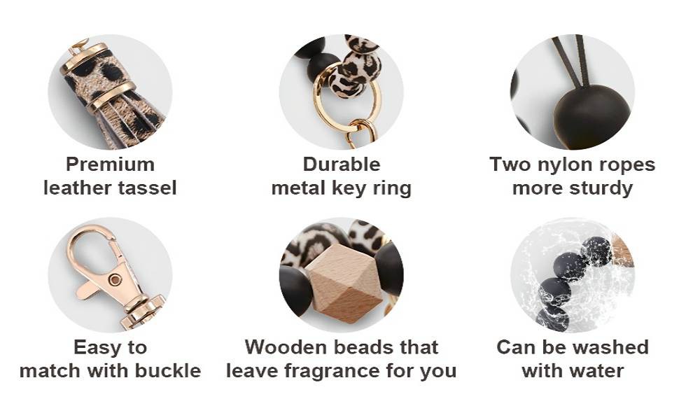 silicone wristband keychain